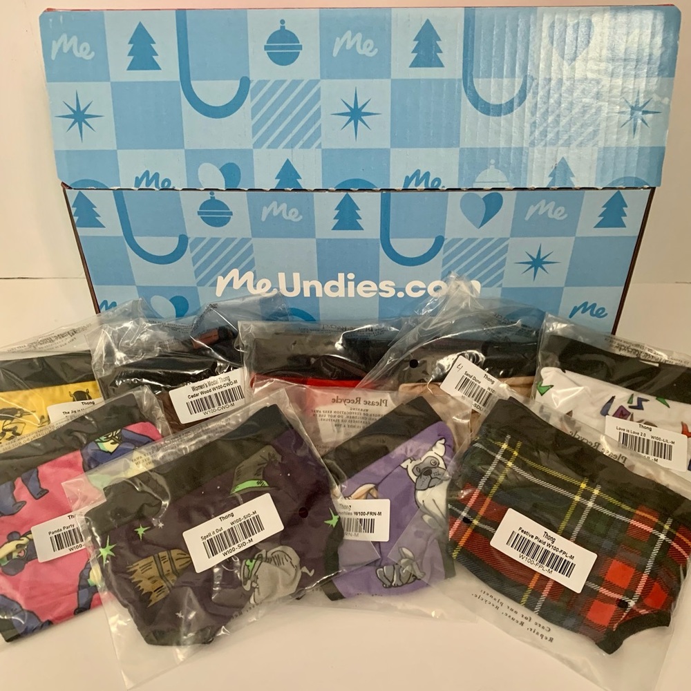 MeUndies Mystery Thong Set (9 total)!